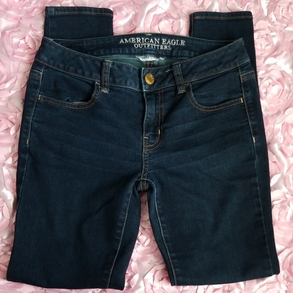American Eagle Outfitters Denim - AMERICAN EAGLE 2 SHORT DARK WASH JEGGINGS